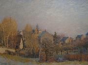 Alfred Sisley Frosty Morning in Louveciennes oil